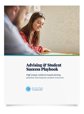Cover for Civitas Learnings Advising & Student Success Playbook