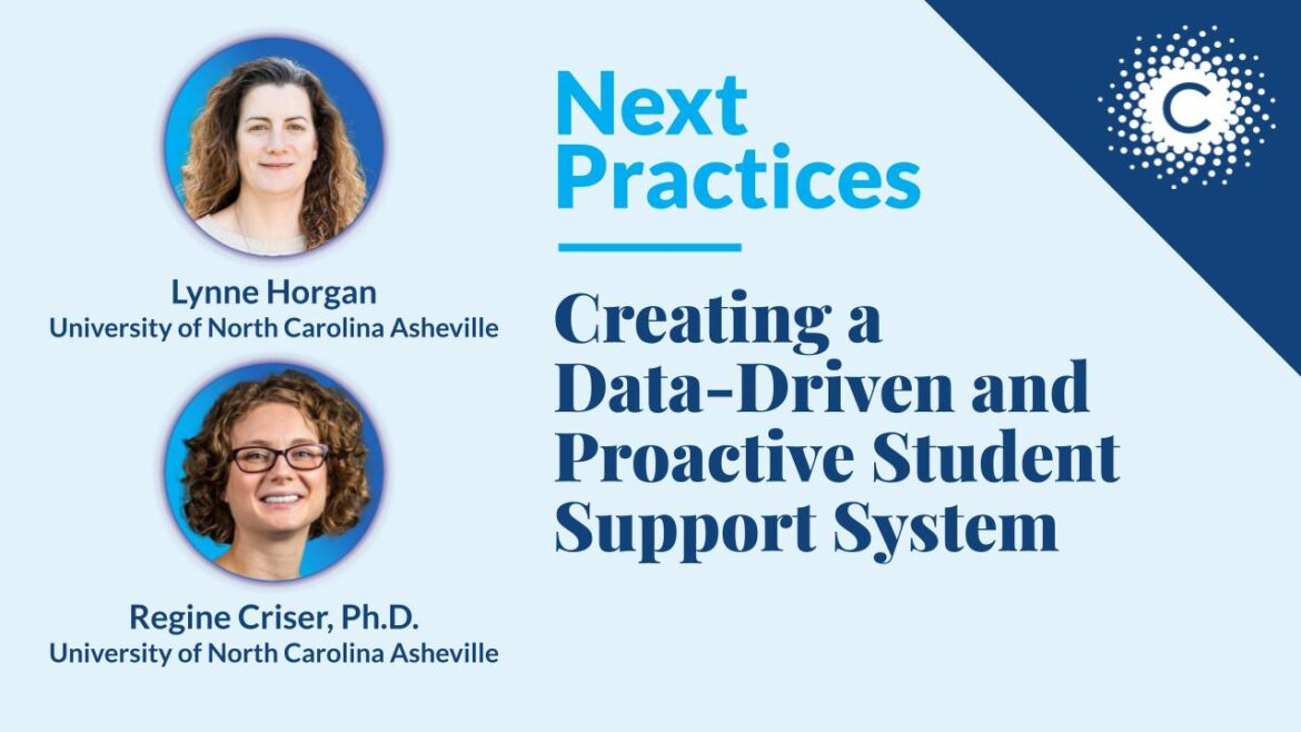 Creating a Data-Driven and Proactive Student Support System with Dr. Regine Criser and Lynne Horgan