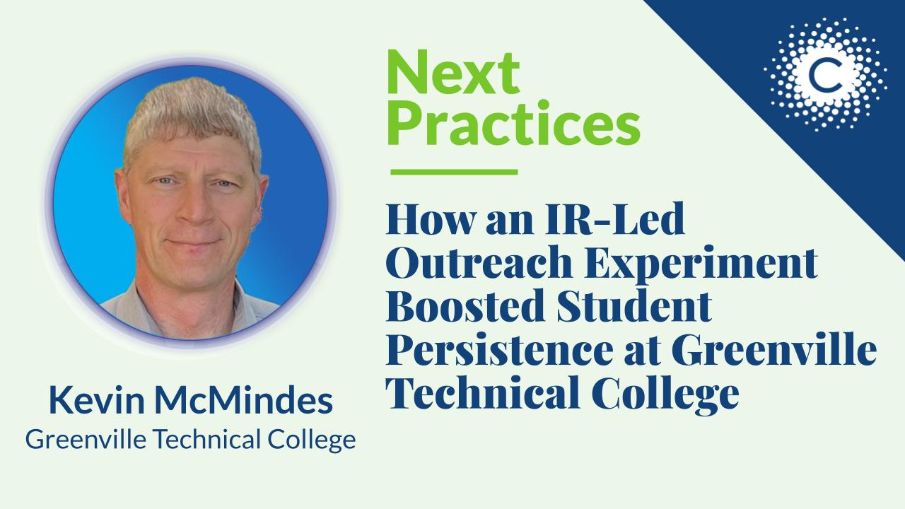 Kevin McMindes, Greenvillle Tech