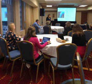 linda baer presenting at wcet