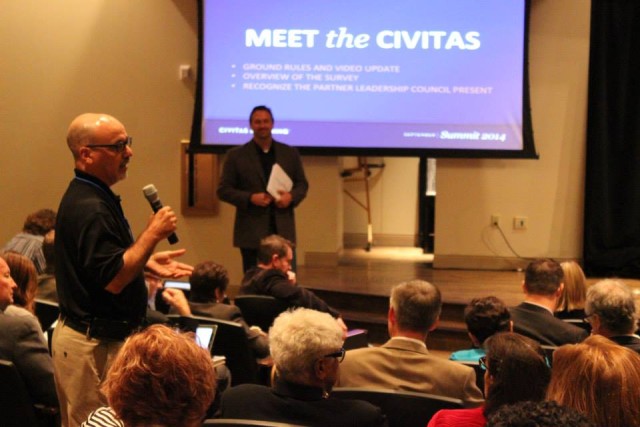 September Summit attendees completed the first Civitas Pulse Survey. Watch for survey findings in the Civitas Learning Space in October to learn more about the use of predictive analytics across our member institutions..